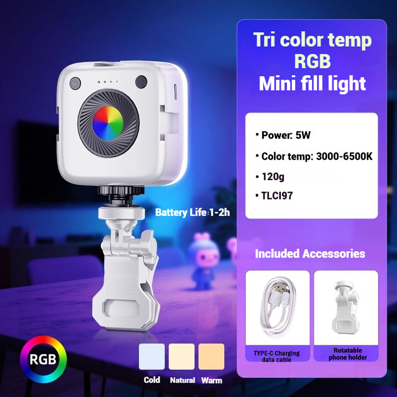 Photography Lighting Rgb - Mini RGB LED Video Fill Light