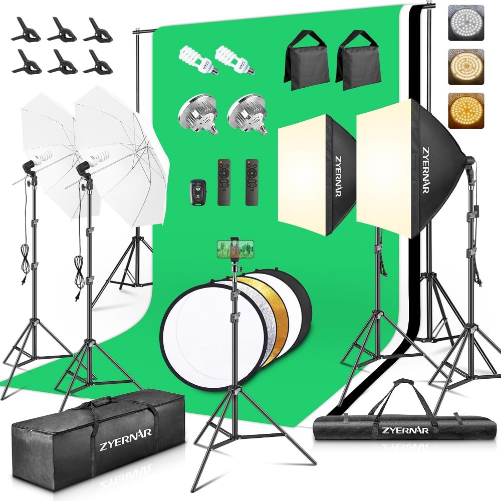 Photography Lighting Kit with  - Photography Lighting Brands reseña y precio