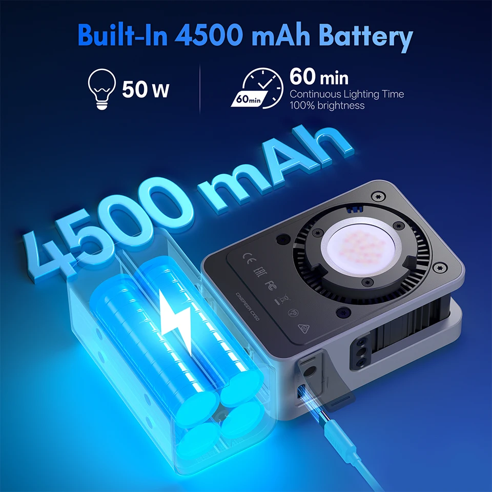 Zhiyun CINEPEER CX50 RGB Video - Photography Lighting Rgb reseña y precio
