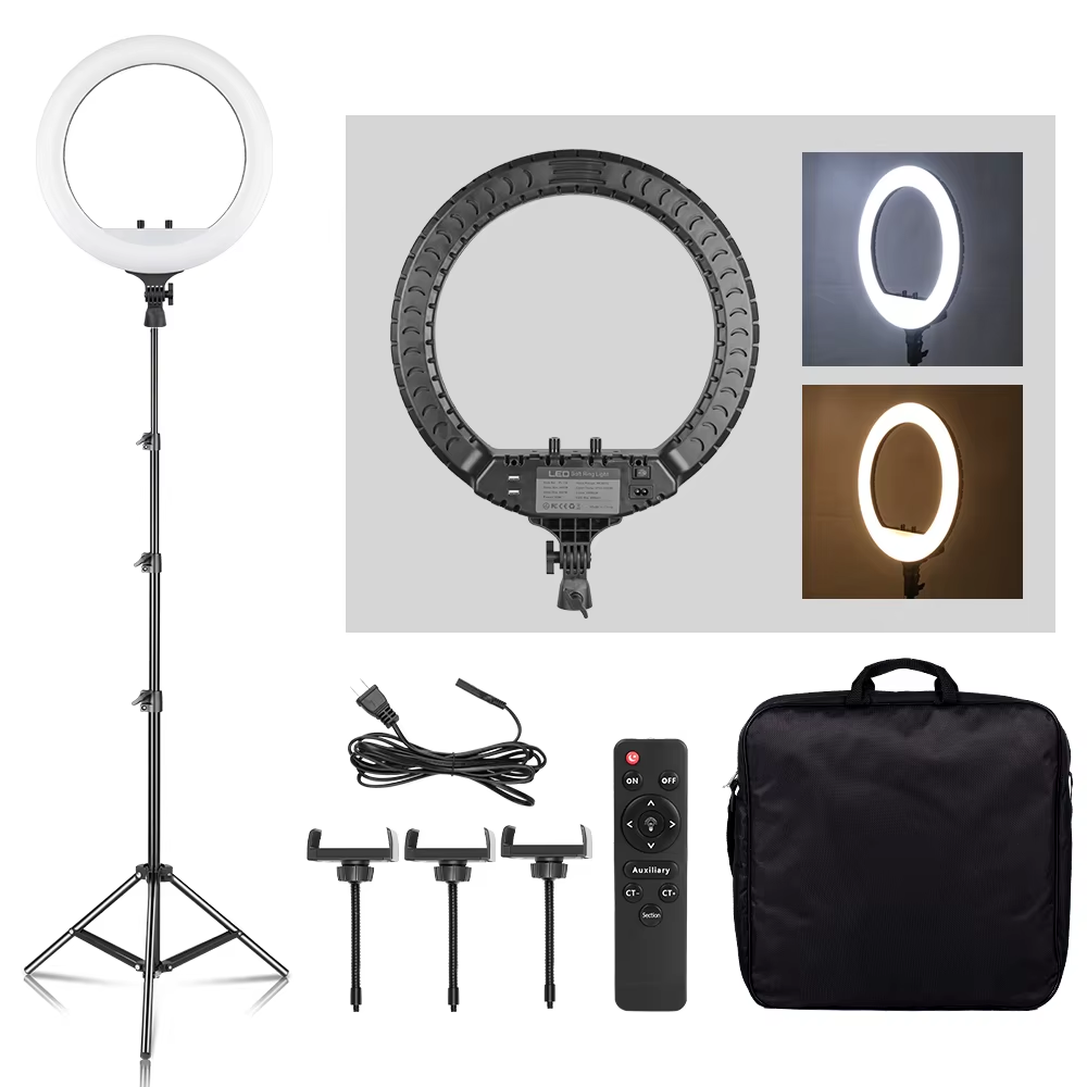 SH 18 Inch Knob Ring Light LED - Photography Lighting Overhead reseña y precio