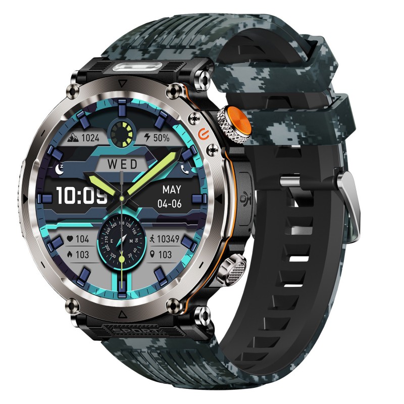Flashlight Smart Watch Men BT  - Photography Lighting Assistant reseña y precio