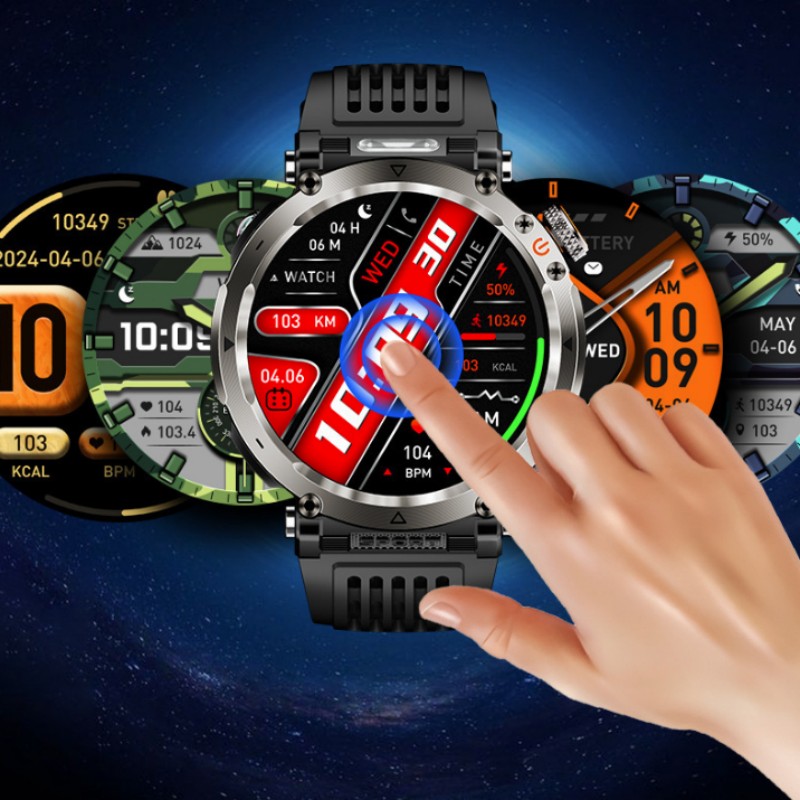 Flashlight Smart Watch Men BT  - Photography Lighting Assistant reseña y precio