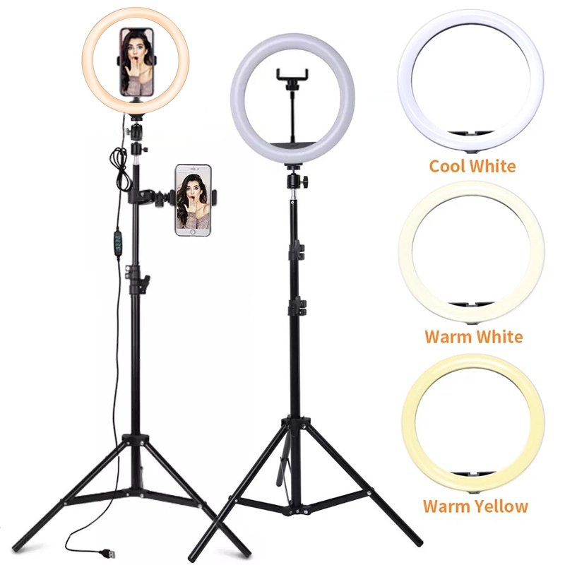 6/10/12 Inch LED Selfie Ring L - Photography Lighting Overhead reseña y precio
