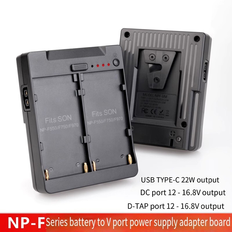 Dual NP-F550/750/970 NP-F Seri - V Mount Battery reseña y precio