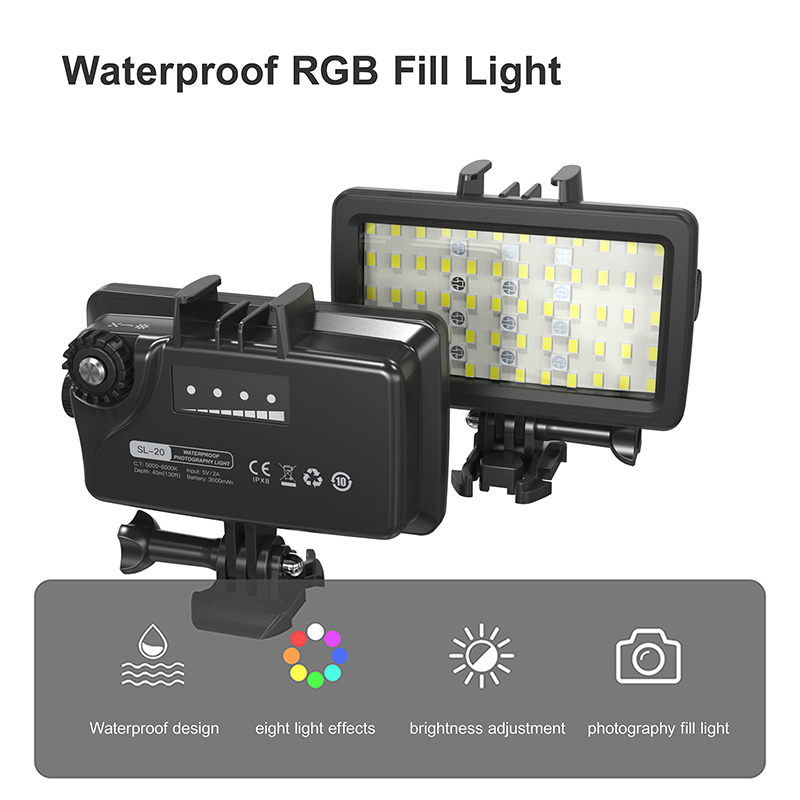 RGB/LED Fill Light for Underwa - Photography Lighting Rgb reseña y precio