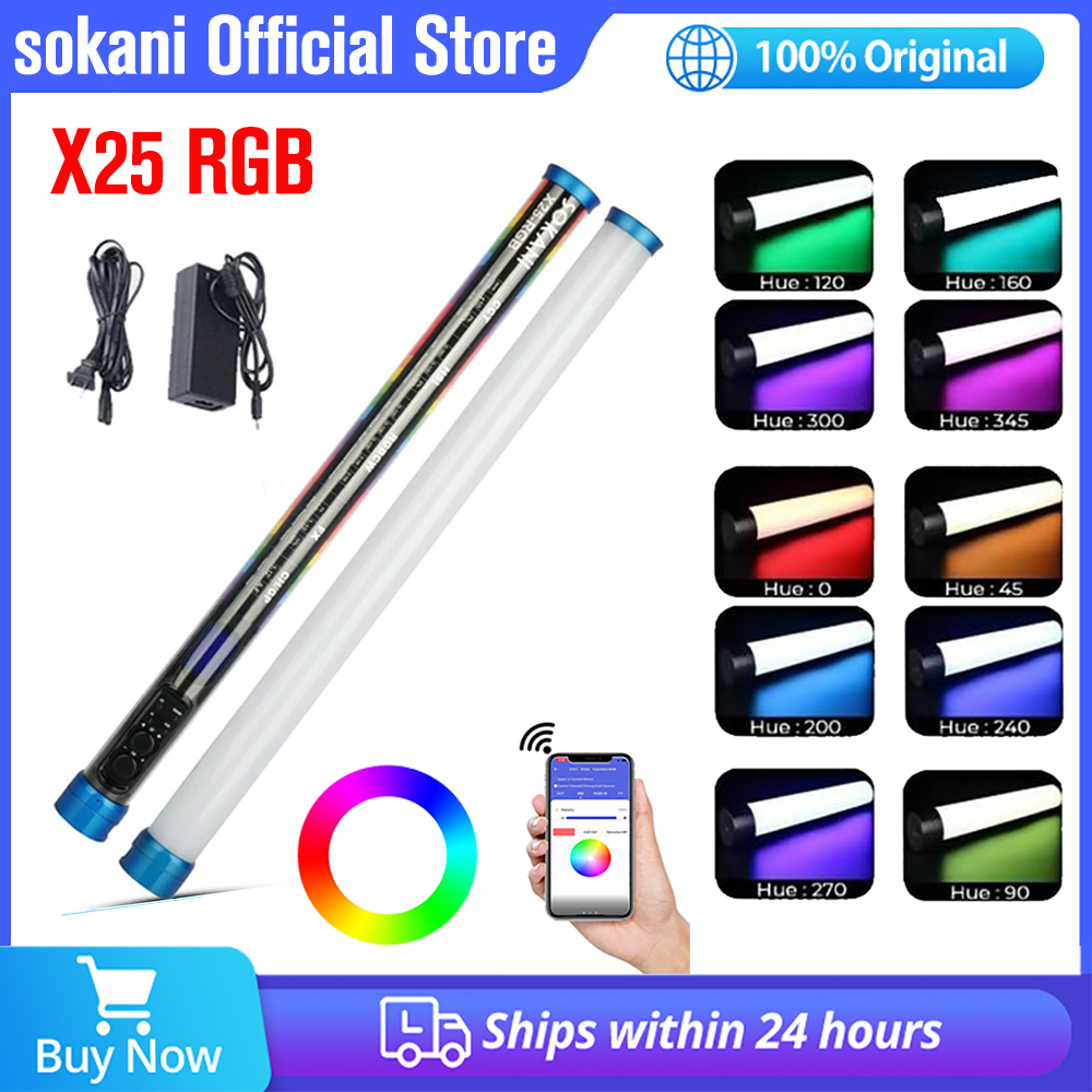 Sokani X25 RGB LED Video Light - Photography Lighting Rgb reseña y precio