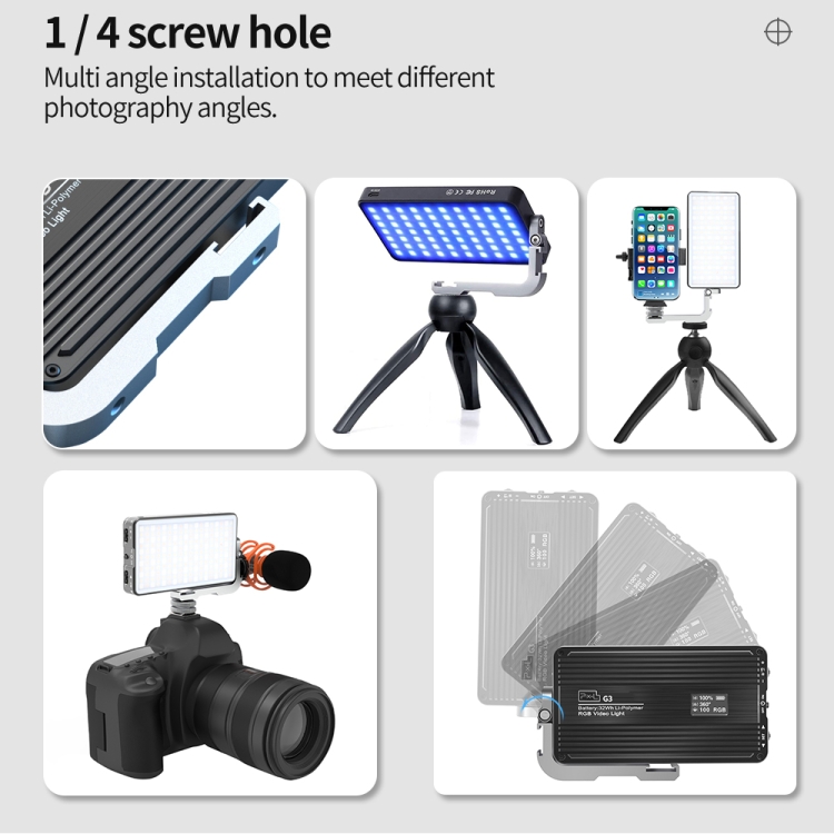 Pixel G3 Flat Panel RGB Fill L - Photography Lighting Rgb reseña y precio