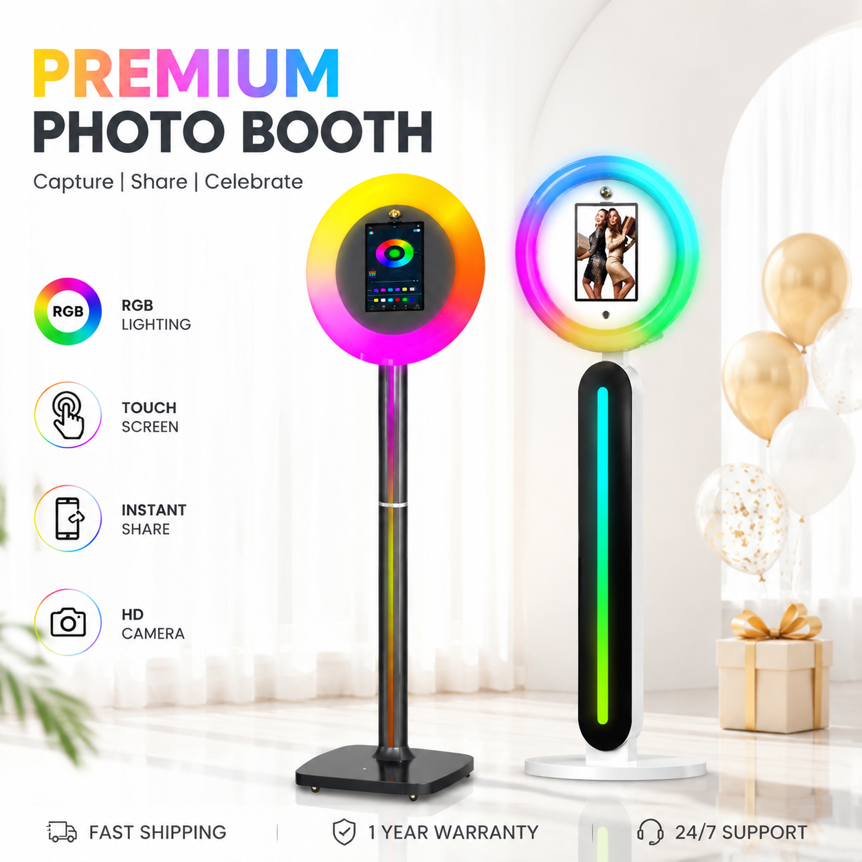 US DE Stock Ipad Photo Booth S - Photography Lighting Rental reseña y precio