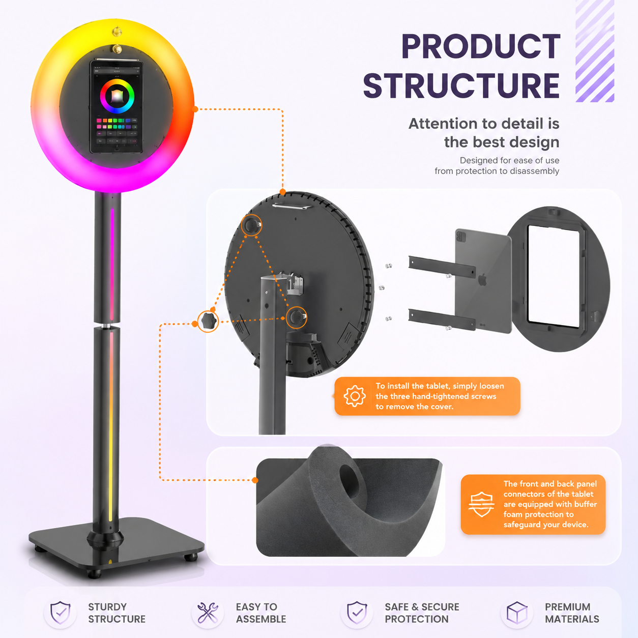 US DE Stock Ipad Photo Booth S - Photography Lighting Rental reseña y precio