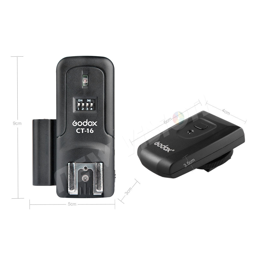 Godox CT-16 Flash Trigger 16 C - Trigger Receiver Set reseña y precio