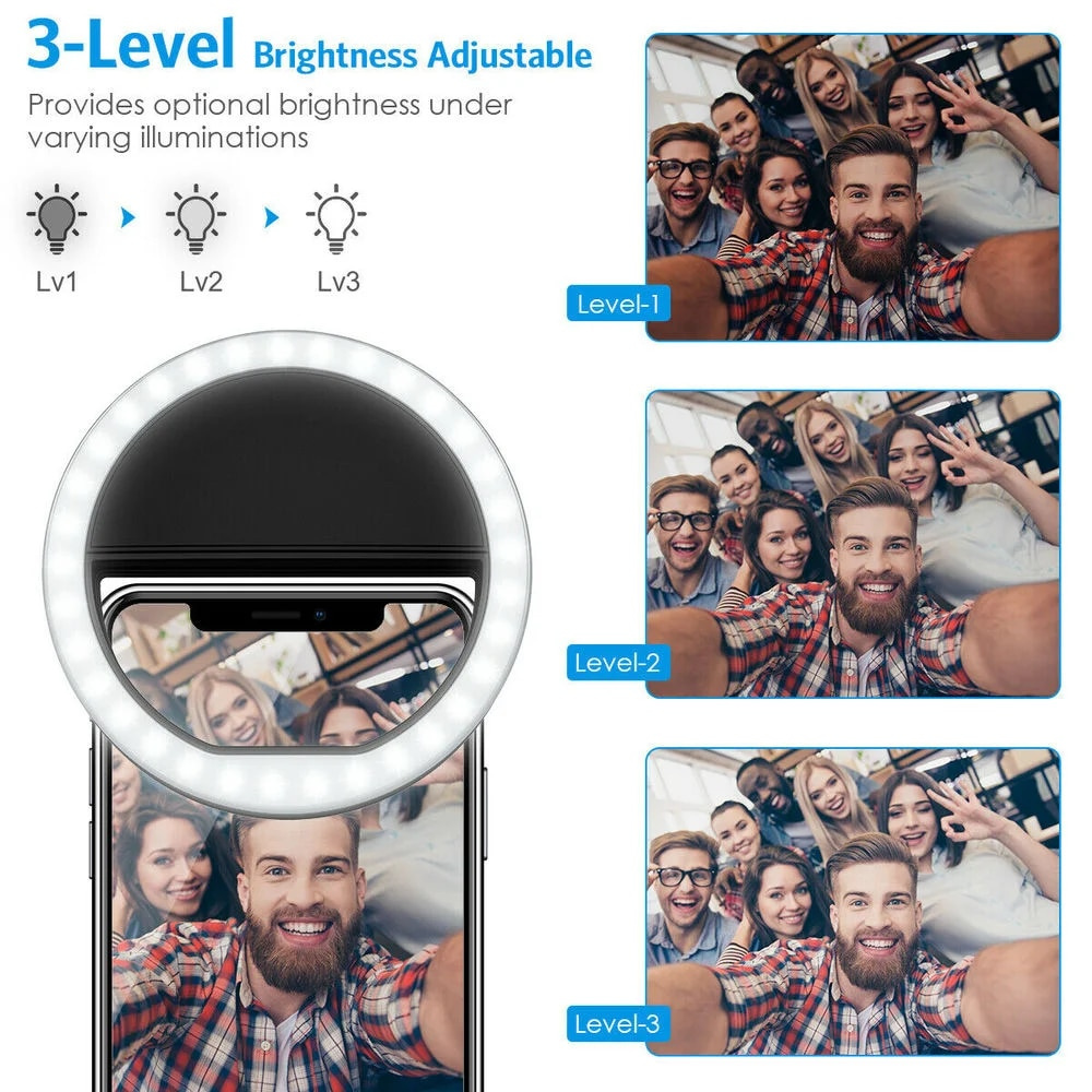 LED Selfie Fill Light USB Char - Photography Lighting Led reseña y precio