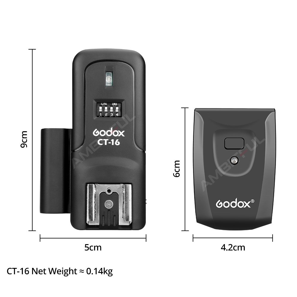 Godox CT-16 16 Channels Wirele - Trigger Receiver Set reseña y precio
