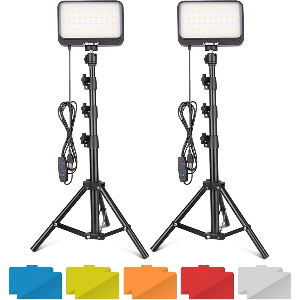 Dimmable LED Video Light Kit w - Photography Lighting Brands reseña y precio