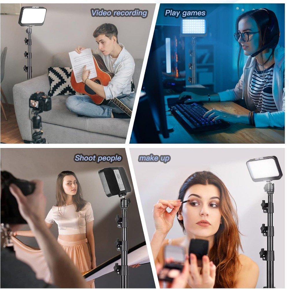 Dimmable LED Video Light Kit w - Photography Lighting Brands reseña y precio