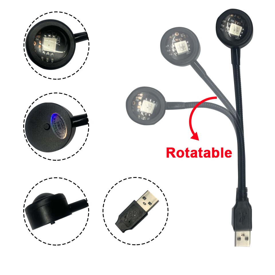 LED USB Sunset Lamp Projector  - Photography Lighting Rgb reseña y precio