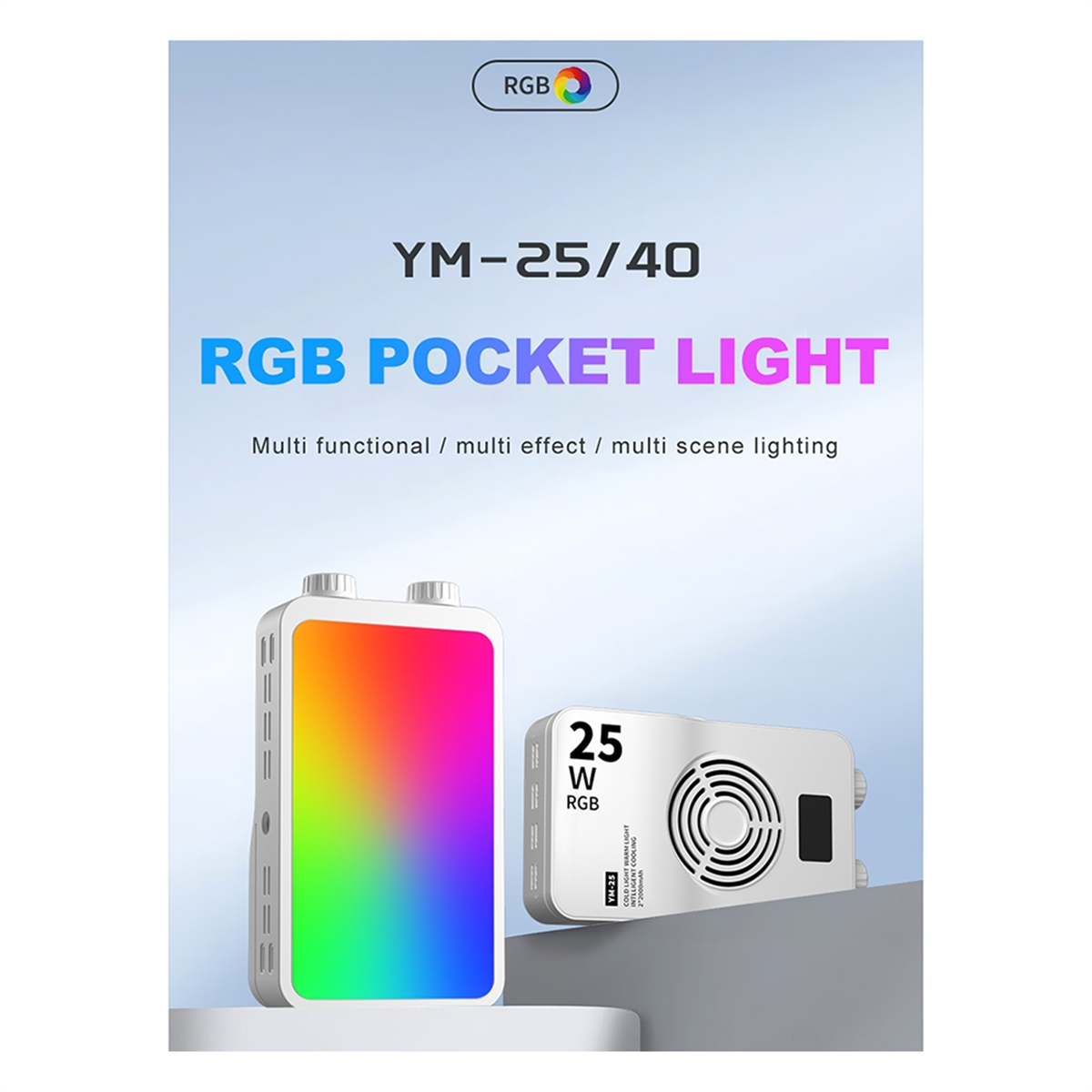 ABPS 25W RGB Full-Color Fill L - Photography Lighting Rgb reseña y precio