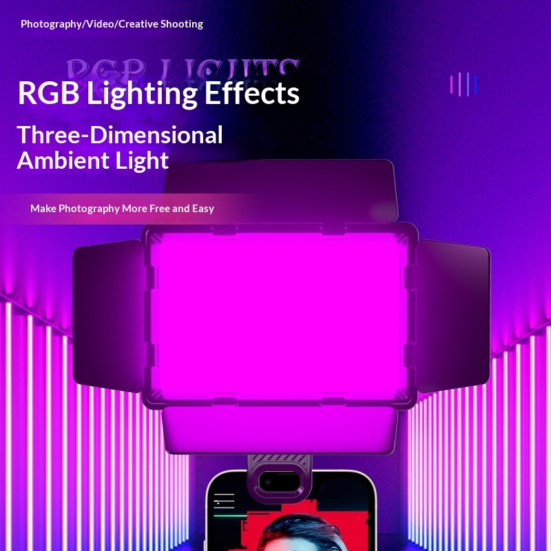 Four-page diffuser RGB fill li - Photography Lighting Rgb reseña y precio