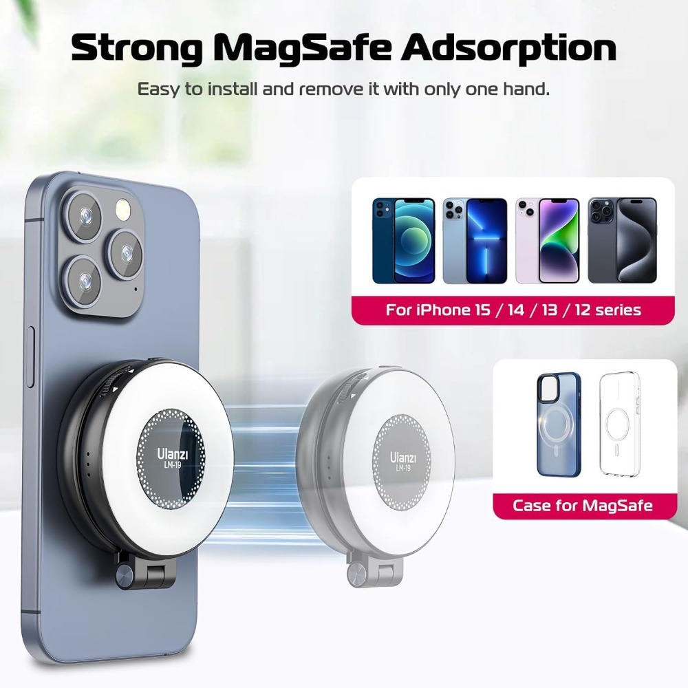 Magnetic LED Selfie Light, Pho - Photography Lighting Brands reseña y precio