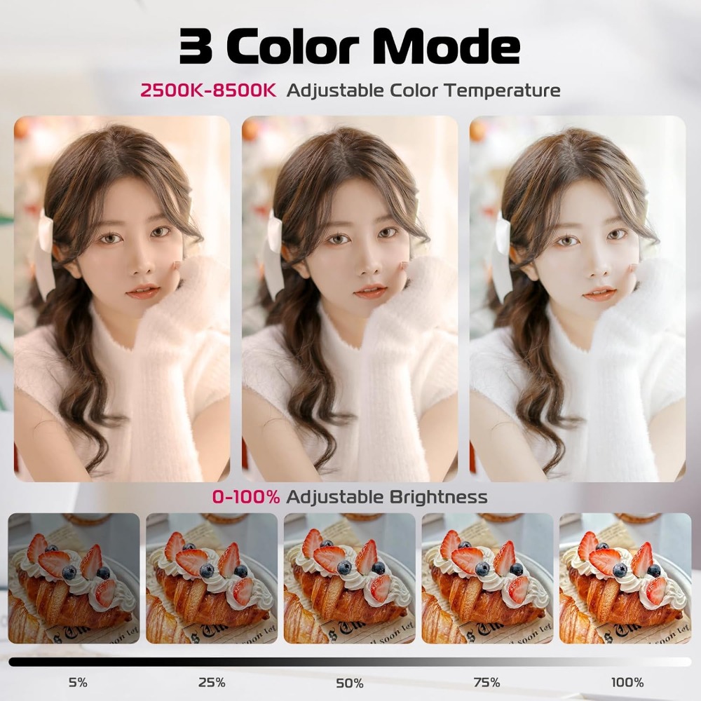 Magnetic LED Selfie Light, Pho - Photography Lighting Brands reseña y precio