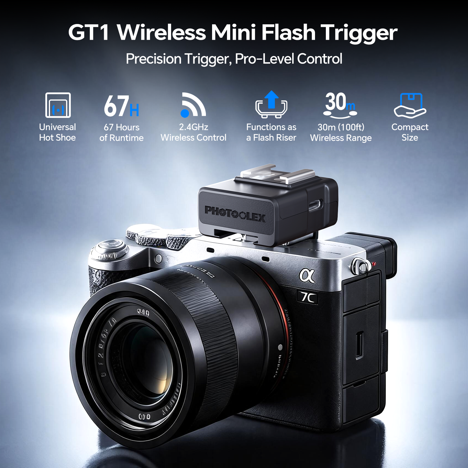  ﻿PHOTOOLEX Flash Trigger Wir - Trigger Receiver Set reseña y precio