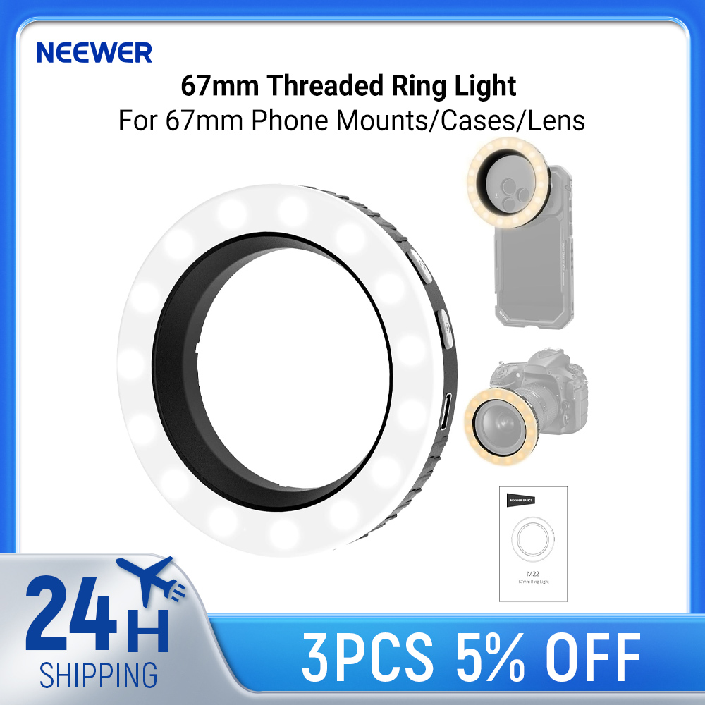 NEEWER Basics 67mm Threaded Ri - Photography Lighting Overhead reseña y precio