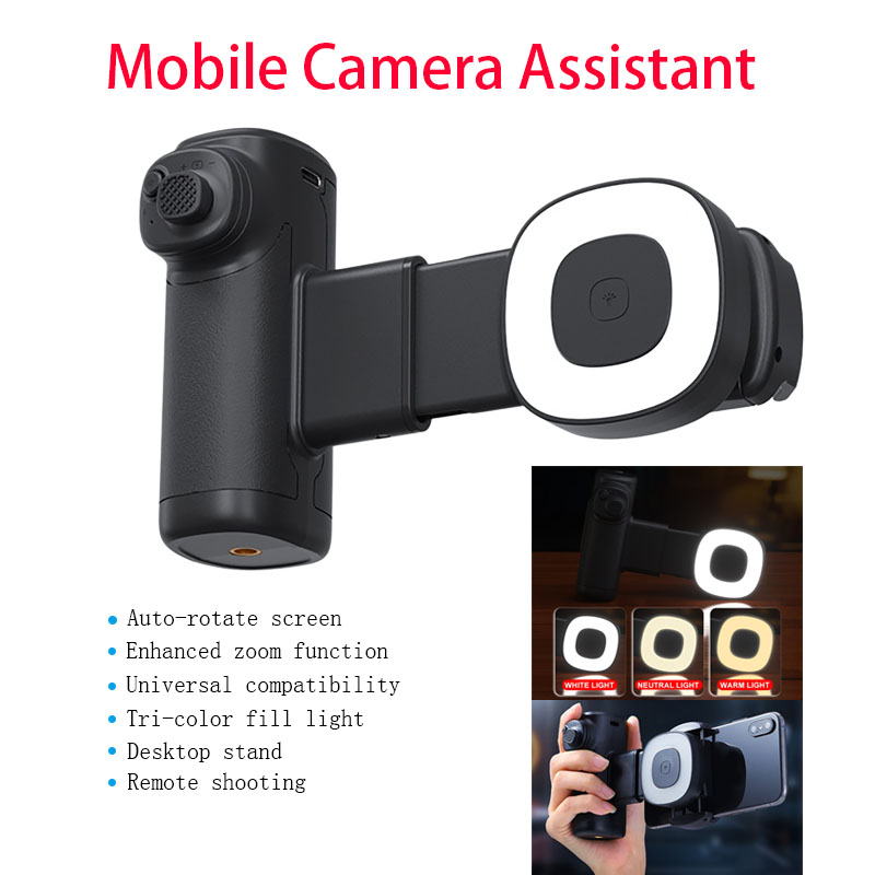 Bluetooth Selfie Handle with F - Photography Lighting Assistant reseña y precio