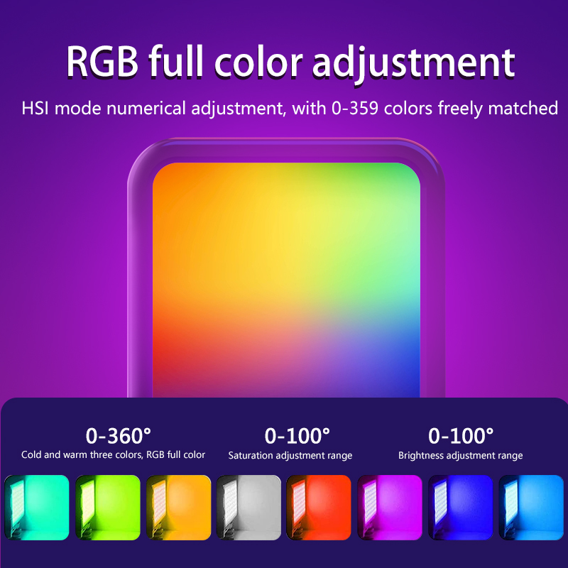 RGB Fill Light Portable LED Ph - Photography Lighting Rgb reseña y precio
