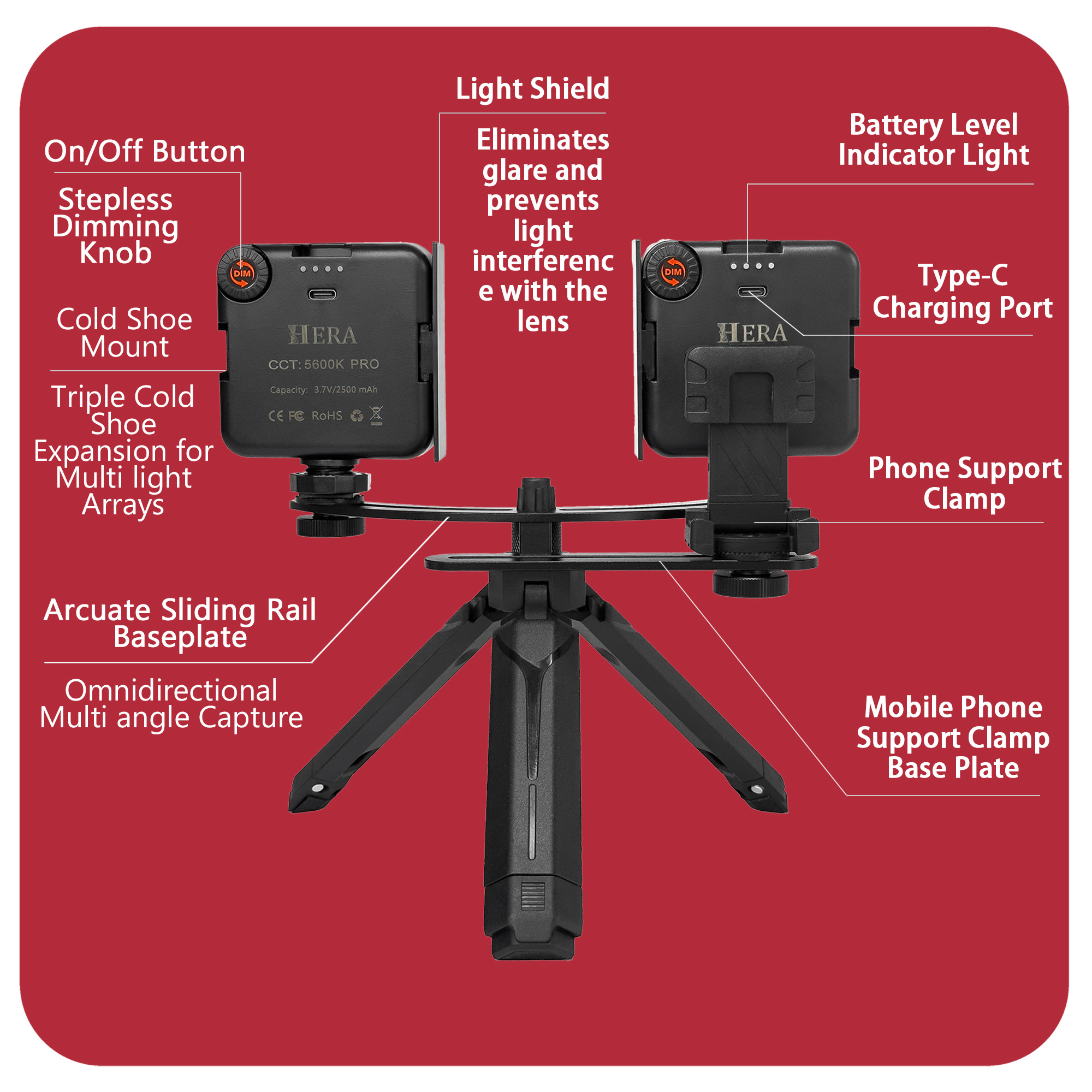 HERA Photography Light MK019 F - Quality Photography Lighting reseña y precio