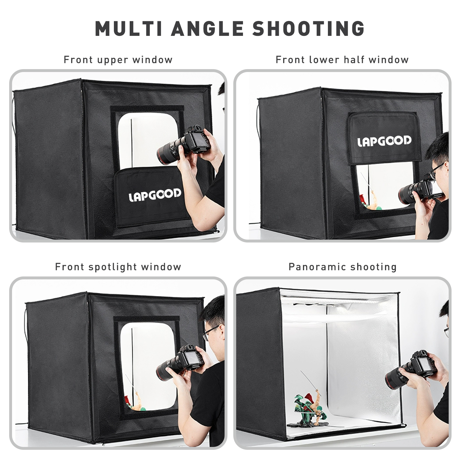LAPGOOD Folding Photo Studio L - Jewelry Photography Lighting Kit reseña y precio