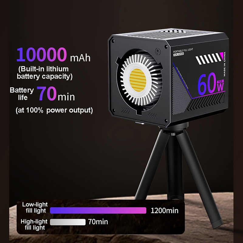 60W RGB Video Light Portable L - Photography Lighting Rgb reseña y precio