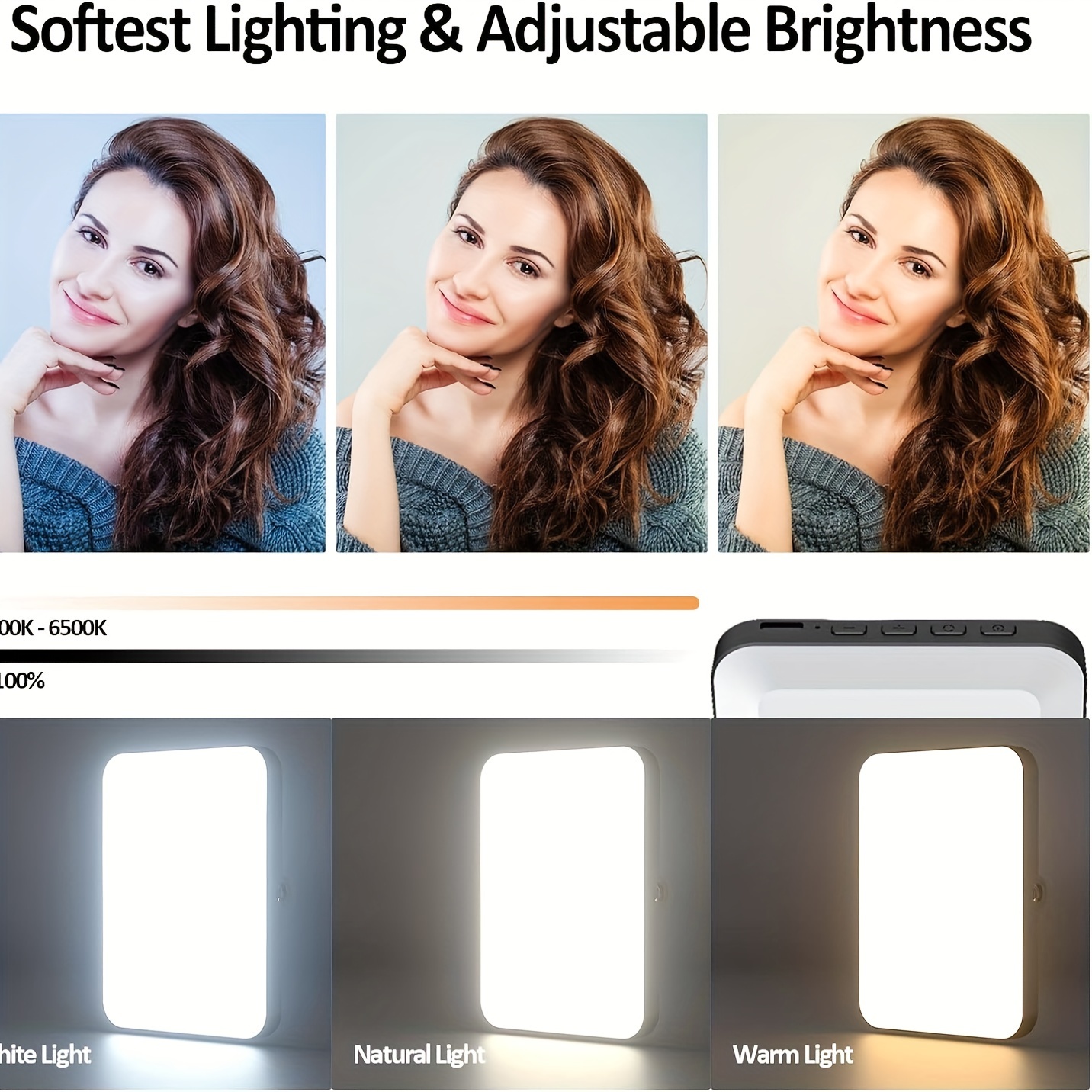 1pc Rechargeable Magnetic LED  - Photography Lighting Led reseña y precio