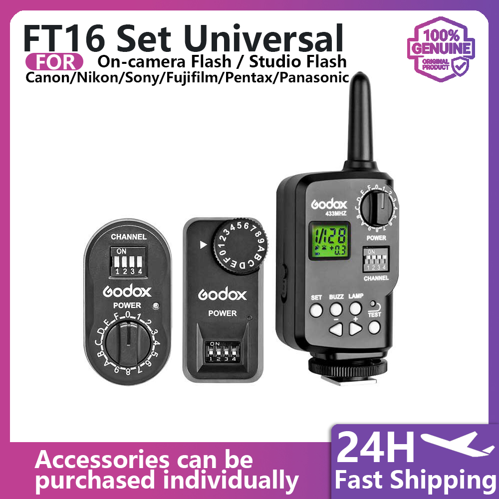 FT-16 Flash Trigger Set Transm - Trigger Receiver Set reseña y precio