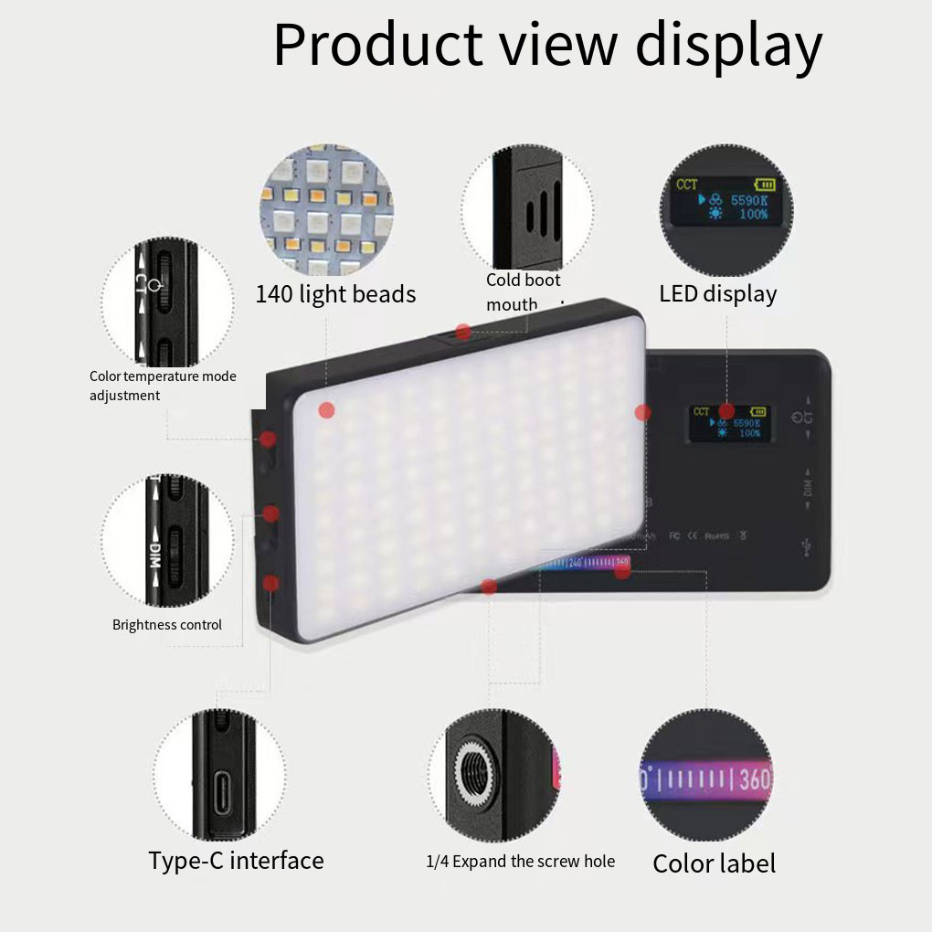 RGB Modes Mini Spotlight Fill  - Photography Lighting Rgb reseña y precio