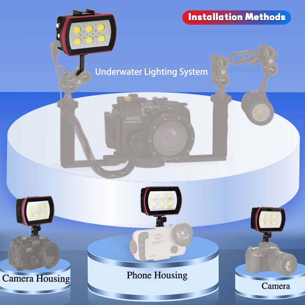 Seafrogs Aluminum LED Diving L - Photography Lighting Brands reseña y precio