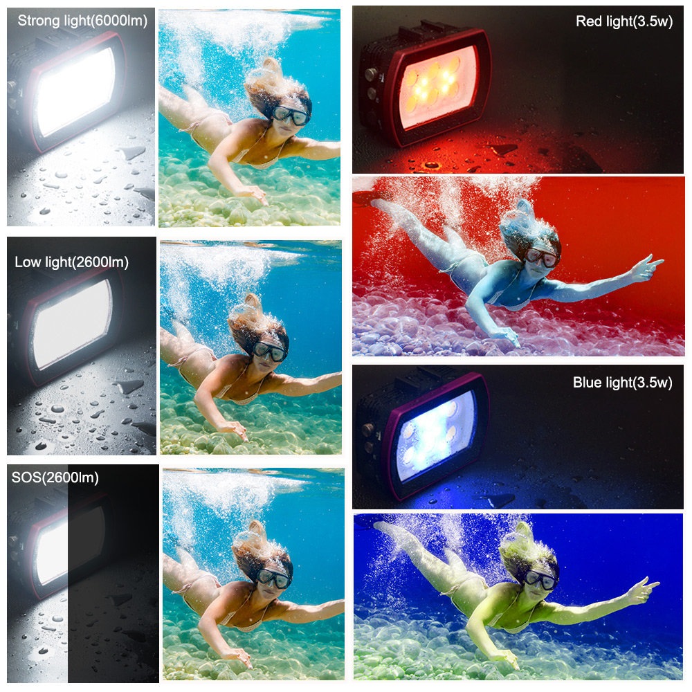 Seafrogs Aluminum LED Diving L - Photography Lighting Brands reseña y precio