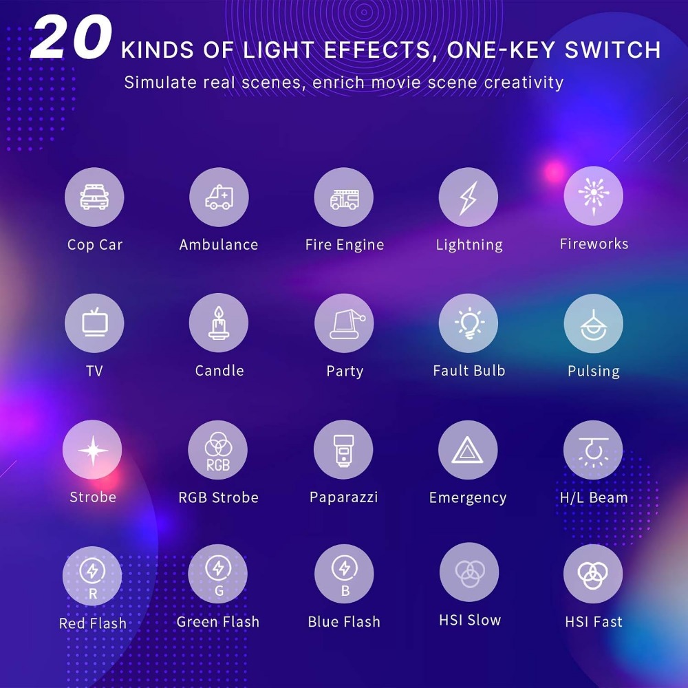 RGB LED Camera Light Panel: 0- - Photography Lighting Brands reseña y precio