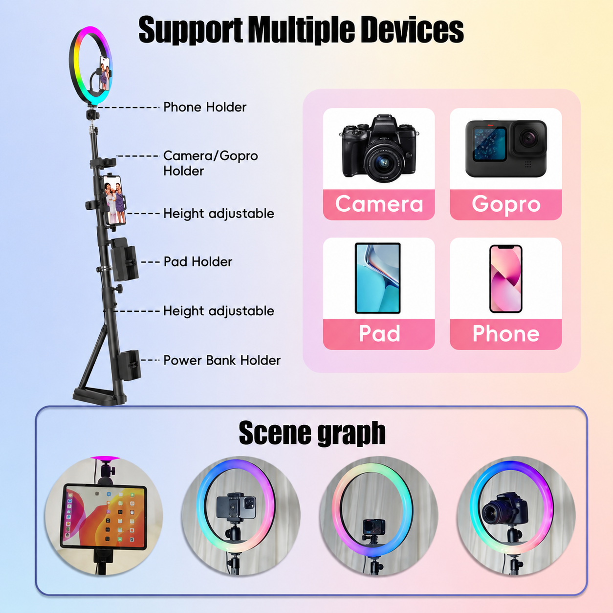 US Stock  Rotating 360 Photo B - Photography Lighting Rental reseña y precio