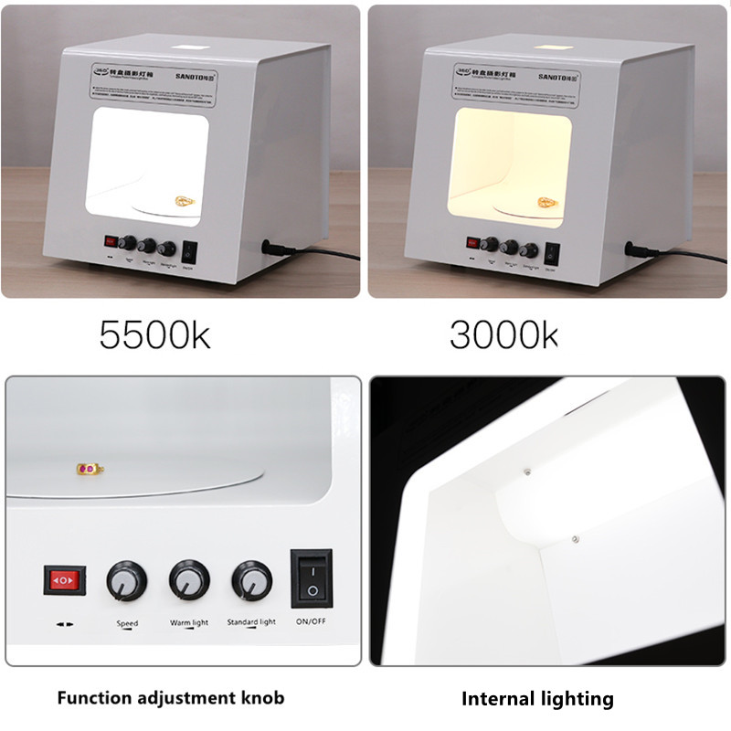 SANOTO Mini Photo Studio Photo - Jewelry Photography Lighting Kit reseña y precio