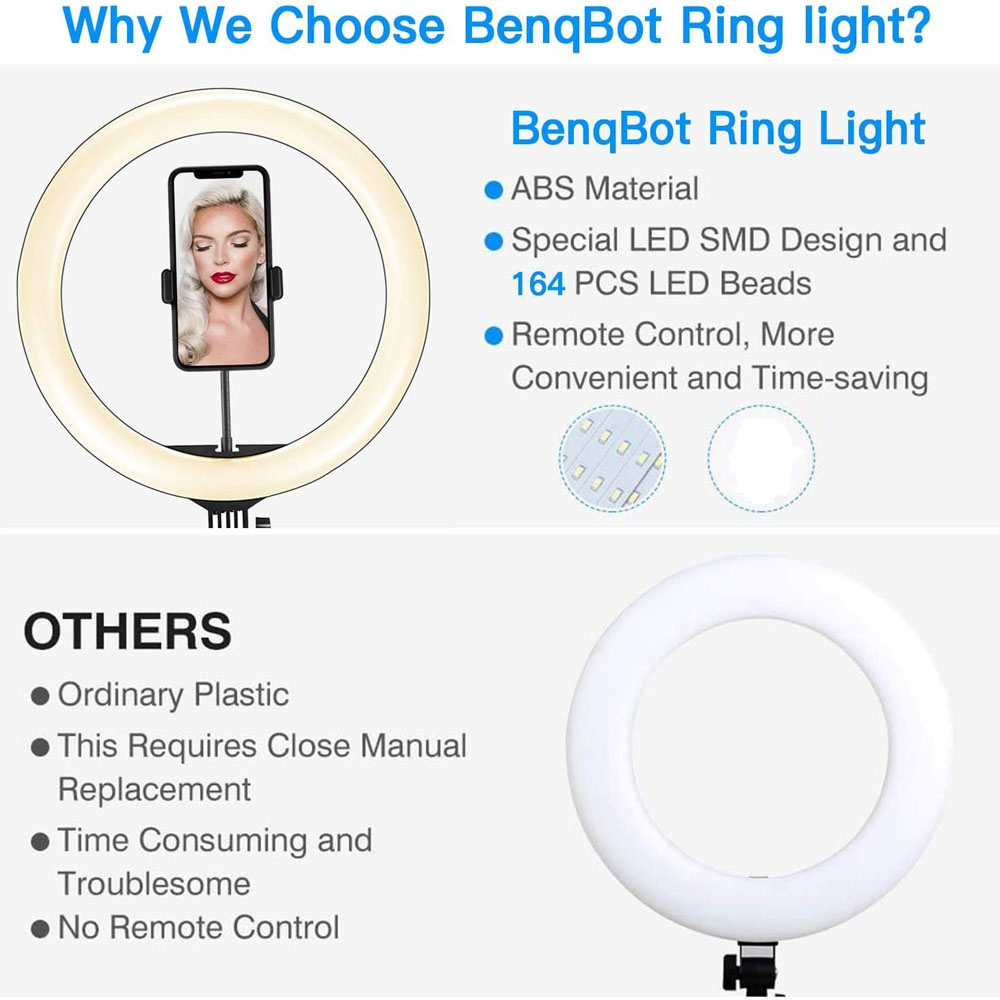 26 33CM Video Lights Dimmable  - Photography Lighting Overhead reseña y precio