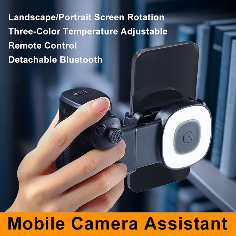 Bluetooth Selfie Handle with F - Photography Lighting Assistant reseña y precio