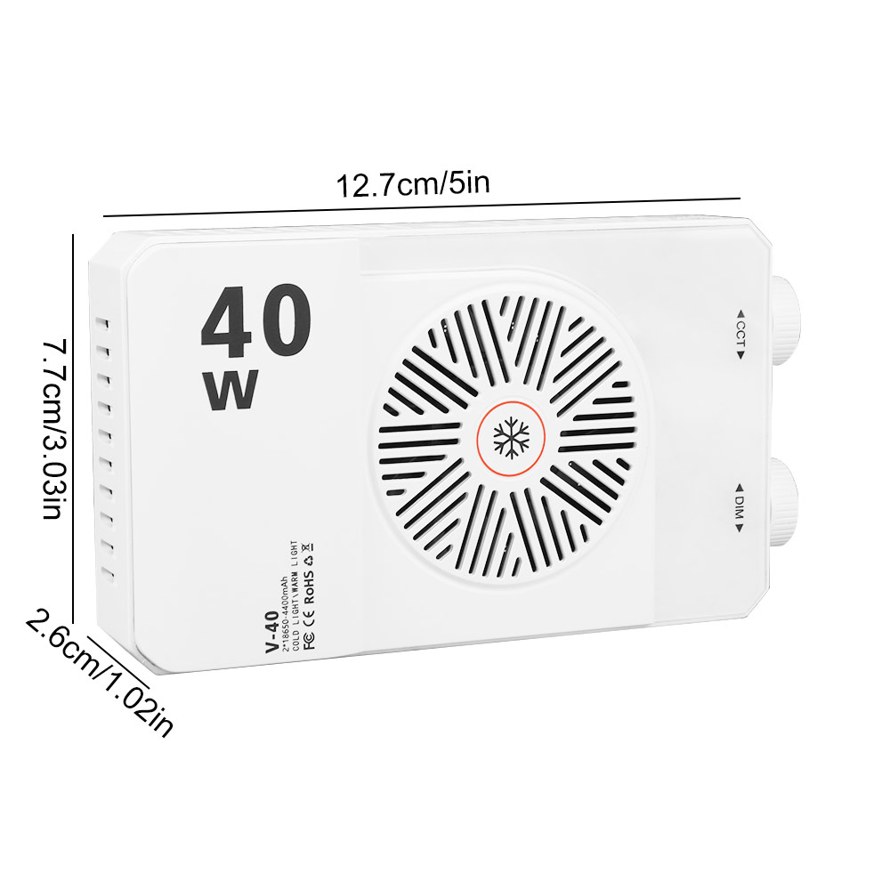 40W RGB LED Camera Light 2800- - Photography Lighting Rgb reseña y precio