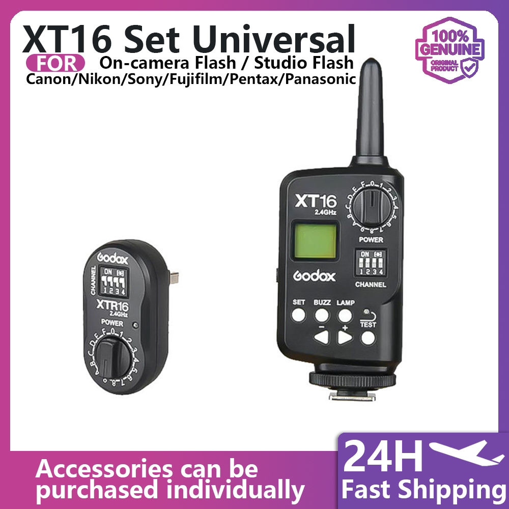 XT-16 Flash Trigger Set XTR16  - Trigger Receiver Set reseña y precio
