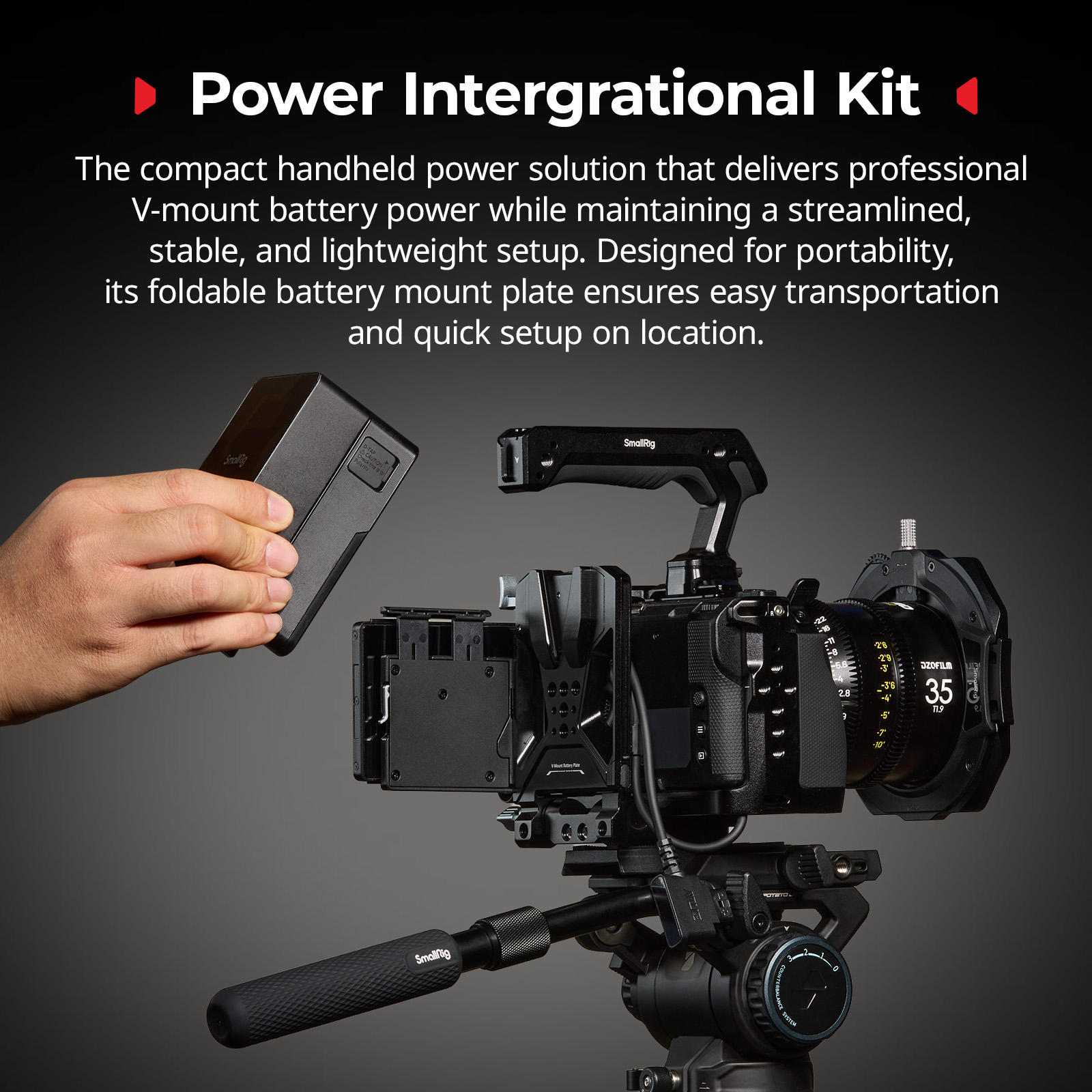 SmallRig ZR Camera Cage Kit 61 - V Mount Battery reseña y precio